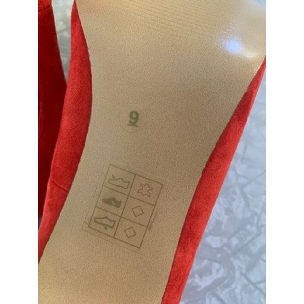 NEW Dolce Vita Vita
 Red Suede Classic Pumps Size 9 - Picture 6 of 6